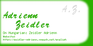 adrienn zeidler business card